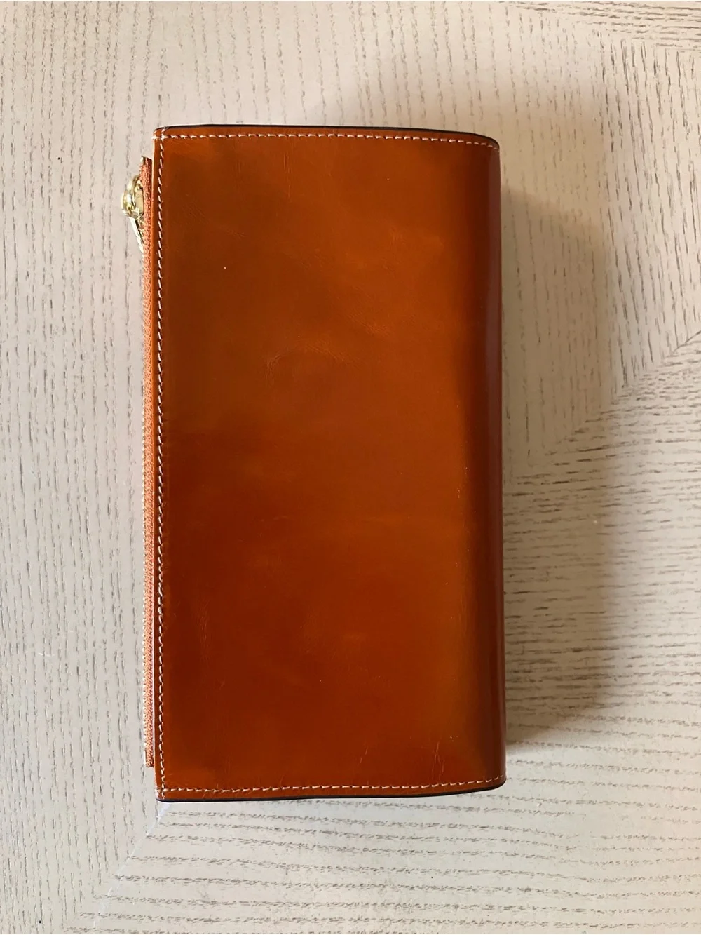 Women’s RFID Blocking Large Capacity Clutch Wallet in Luxury Wax Leather